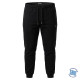 Καλοκαιρινό jersey παντελόνι φόρμας με Patch και λάστιχο στον αστράγαλο - Black Καλοκαιρινό jersey παντελόνι φόρμας με Patch και λάστιχο στον αστράγαλο - Black