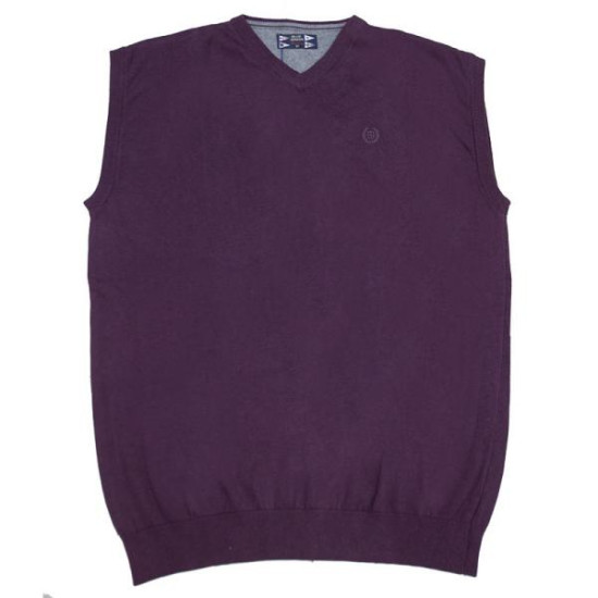 Βαμβακερή πλεκτή καζάκα - Dark Violet