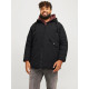 Jack & Jones Loop Parka Jacket - Black Rock