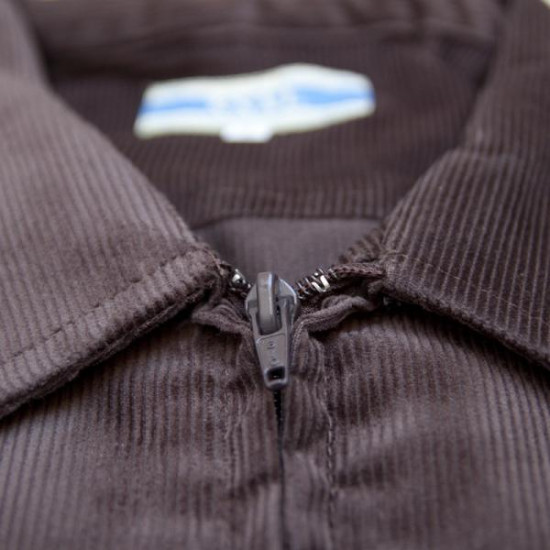 Πουκαμίσα κοτλέ με φερμουάρ - ΚΑΦΕ