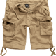 Βαμβακερή βαρύπλακη cargo βερμούδα,by Brandit - Beige
