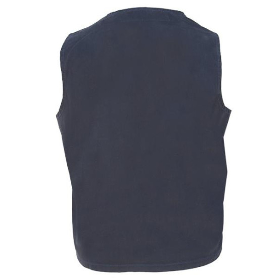 Γιλέκο δημοσιογραφικό καπαρτινέ βαμβακερό - Dark Blue
