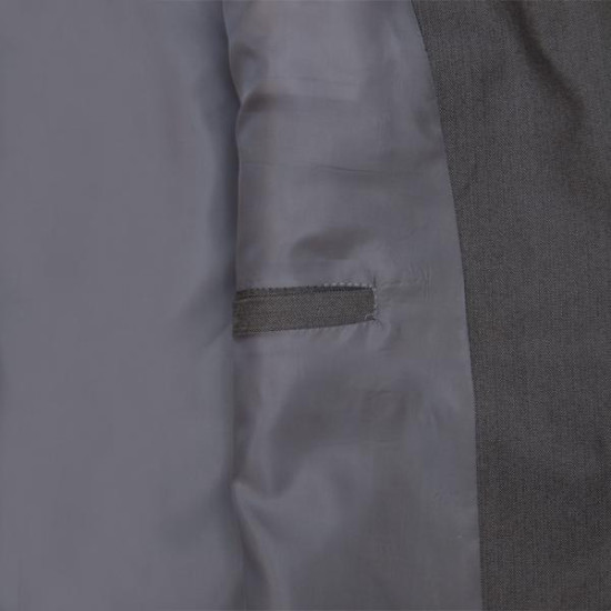 Σακάκι κοστουμιού μονόχρωμο αμπιγιέ - Ανθρακί Melange