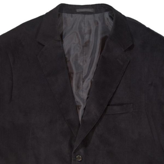 Σακάκι κουστουμιού κοτλέ - ΜΑΥΡΟ