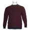 Μακρυμάνικη Μπλούζα Wool Feel με Flock 3D στάμπα της Leo Collection - Bordeaux