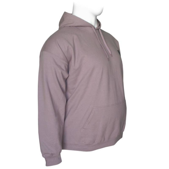 Hoodie φούτερ μονόχρωμο με patch στο στήθος - Paragon