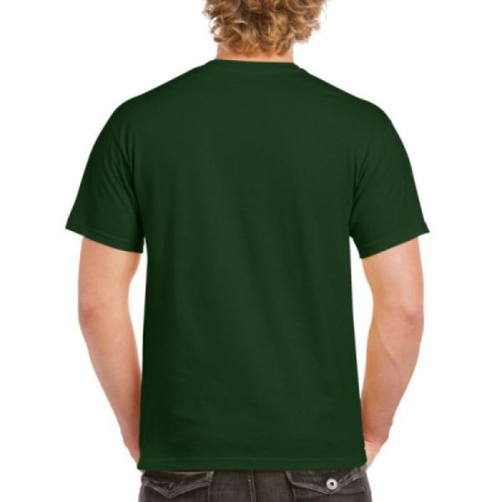Μονόχρωμο βαμβακερό pennie t-shirt - Forest Green