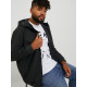 Αδιάβροχο Jacket Basic Softshell Hood,της Jack & Jones - Black Αδιάβροχο Jacket Basic Softshell Hood,της Jack & Jones - Black