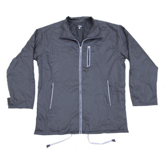 Ανοιξιάτικο καπαρτινέ μπουφάν - ΑΝΘΡΑΚΙ