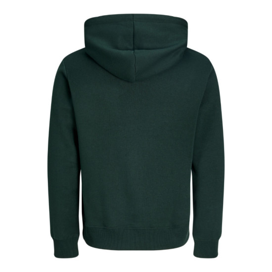 Ζακέτα φούτερ Buster Sweat Zip Hood με μεταξοτυπία,by Jack & Jones +Fit - Scarab Ζακέτα φούτερ Buster Sweat Zip Hood με μεταξοτυπία,by Jack & Jones +Fit - Scarab