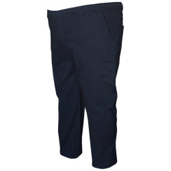Χειμερινή ελαστική straight cut chino καπαρτινέ παντελόνα, by LTG - Dark Blue
