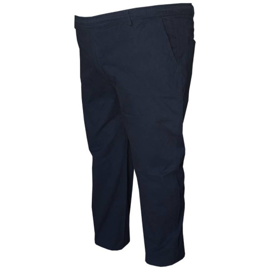 Χειμερινή ελαστική straight cut chino καπαρτινέ παντελόνα, by LTG - Dark Blue