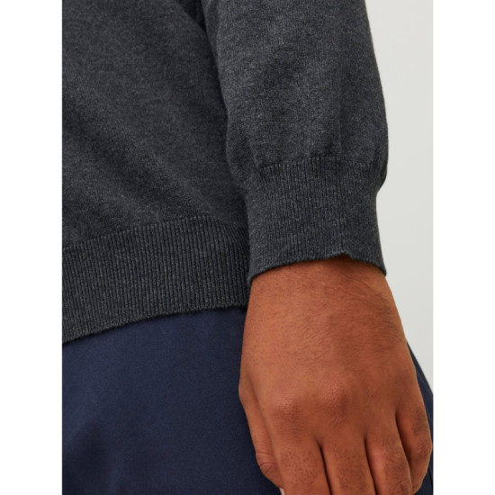 Jack & Jones knit crew neck - Dark Grey Melange