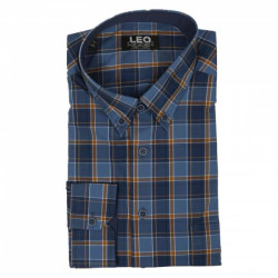 Πουκάμισο καρό γαλλικής ραφής 