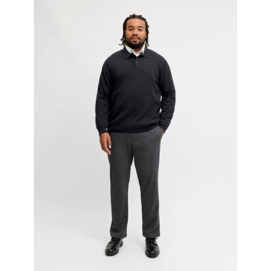 Πλεκτό Polo Basic Knit, της Jack & Jones - Black Rock Πλεκτό Polo Basic Knit, της Jack & Jones - Black Rock