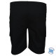 Βερμούδα ελαστική cargo με λάστιχο στο πλάι by L.T.G collection - Black