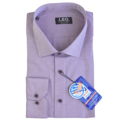 Πουκάμισο Oxford μακρυμάνικο με γιακά τύπου Rex, της Leo Collection - Paragon