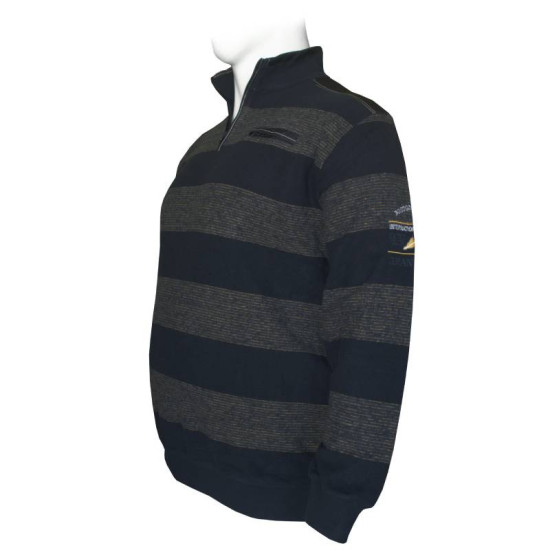 Zipper Polo wool feel 