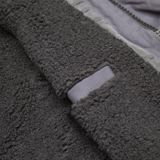 Parka με κουκούλα και επένδυση γούνας - Dark Blue