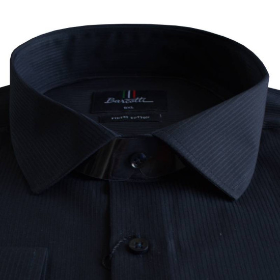 Easy iron μακρυμάνικο ριγέ πουκάμισο - Dark Blue