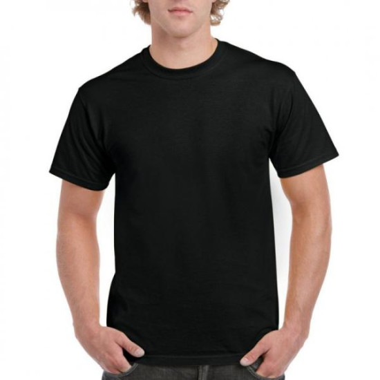 Μονόχρωμο βαμβακερό pennie t-shirt - Black