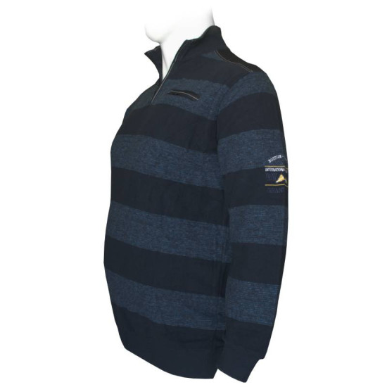 Zipper Polo wool feel 