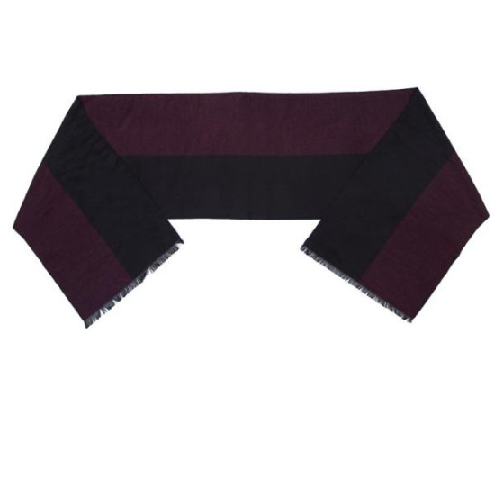 ΑΝΔΡΙΚΟ ΚΑΣΚΟΛ ΜΕ ΔΙΧΡΩΜΟ ΣΧΕΔΙΟ - ΜΑΥΡΟ/ΜΠΟΡΝΤΩ