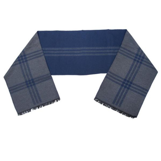 ΑΝΔΡΙΚΟ ΚΑΣΚΟΛ ΜΕ ΡΙΓΕΣ - ΜΠΛΕ/ΜΑΥΡΟ