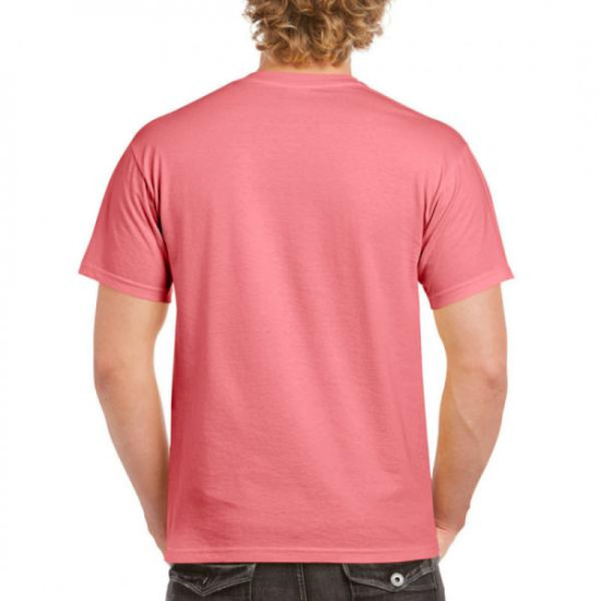 Μονόχρωμο βαμβακερό pennie t-shirt - Coral Silk