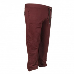 Καλοκαιρινό παντελόνι φόρμας baby fouter με patch - Bordeaux Καλοκαιρινό παντελόνι φόρμας baby fouter με patch - Bordeaux