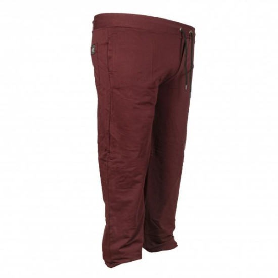 Καλοκαιρινό παντελόνι φόρμας baby fouter με patch - Bordeaux