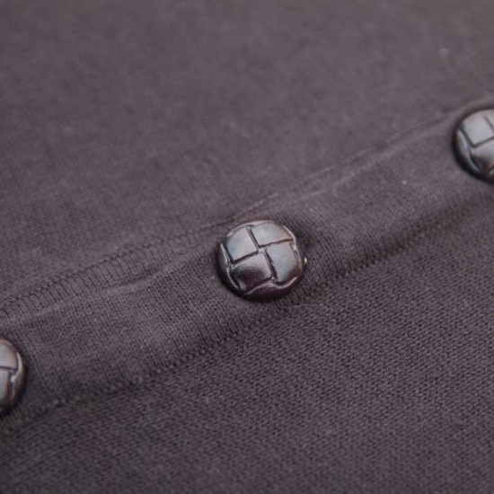 Μπλούζα πλεκτή βαμβακερή με κουμπιά 