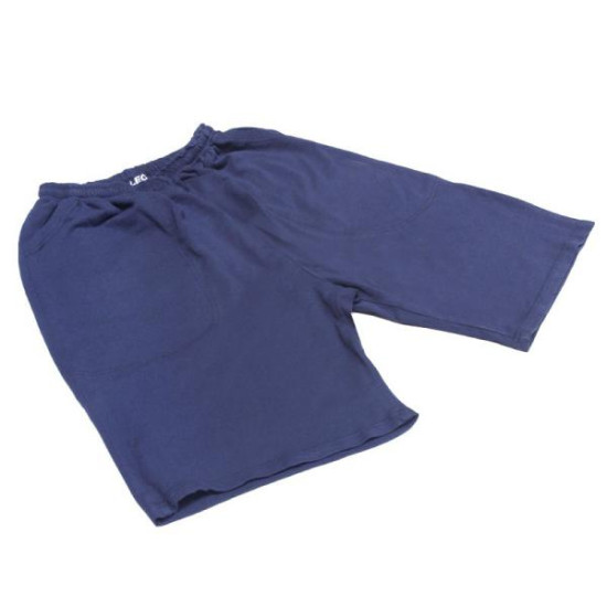 Μακό βερμούδα μονόχρωμη - ΜΠΛΕ