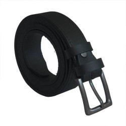 Ζώνη δερμάτινη με πυρογραφία 3cm - ΜΑΥΡΟ