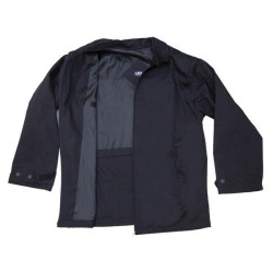 Ανοιξιάτικο καπαρτινέ μπουφάν με ίσιο τελείωμα - Black