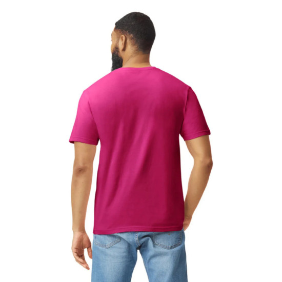 Μονόχρωμο βαμβακερό t-shirt - Heliconia