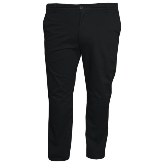 Ανοιξιάτικο ελαστικό chino παντελόνι μεσαίου καβάλου - Black