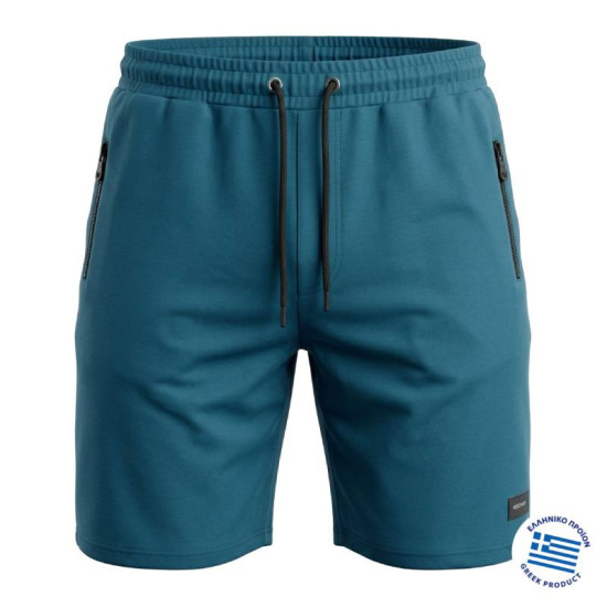 Βερμούδα jersey pennie με plastisol patch - Petrol Βερμούδα jersey pennie με plastisol patch - Petrol