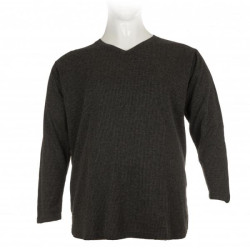 Πλεκτή μπλούζα βε μονόχρωμη - Faded Grey