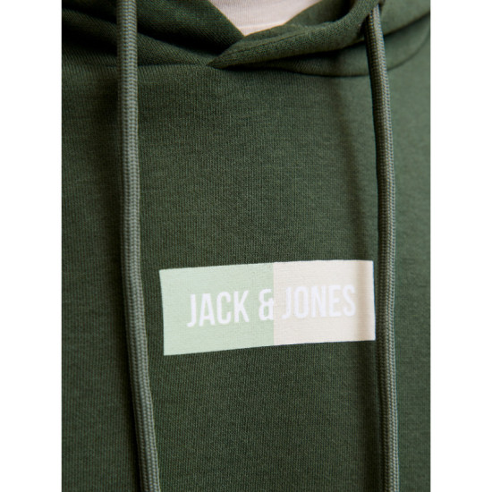 Hoodie φούτερ με μεταξοτυπία 