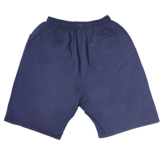 Μακό βερμούδα μονόχρωμη - ΜΠΛΕ