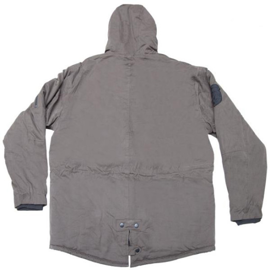 Parka με κουκούλα και επένδυση γούνας - Dark Olive Green