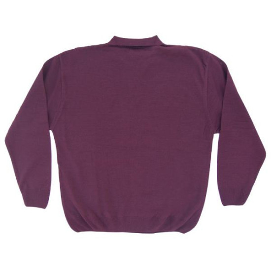 Polo πλεκτή μονόχρωμη - ΜΠΟΡΝΤΩ