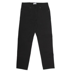 Καπαρτινέ ελαστικό χειμερινό πεντάτσεπο παντελόνι - ΜΑΥΡΟ