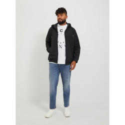 Αδιάβροχο Jacket Basic Softshell Hood,της Jack & Jones - Black Αδιάβροχο Jacket Basic Softshell Hood,της Jack & Jones - Black