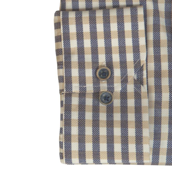 Πουκάμισο καρό γαλλικής ραφής 