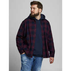 Jack & Jones Egingham Twill Shirt,βαμβακερό πουκάμισο φανέλα - Port Royale Jack & Jones Egingham Twill Shirt,βαμβακερό πουκάμισο φανέλα - Port Royale