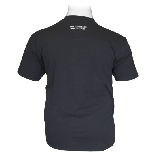 T-shirt button ve βαμβακερό με στάμπα by LTG - Dark Blue