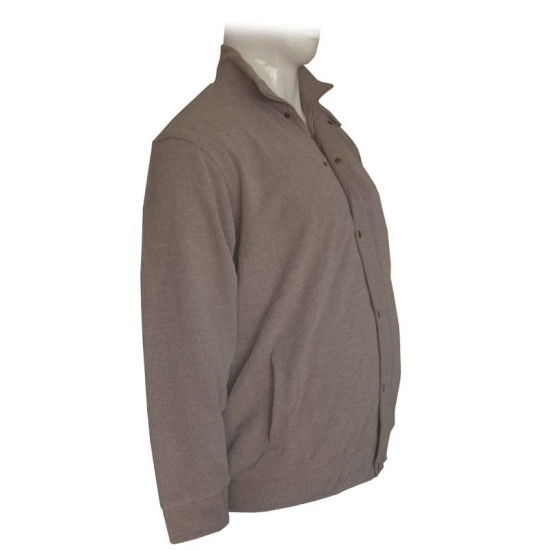 Ζακέτα wool feel με συνθετική επένδυση - Beige