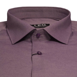 Πουκάμισο Oxford μακρυμάνικο με γιακά τύπου Rex, της Leo Collection - Paragon